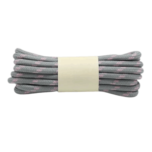 Light Gray Pink Boot Laces