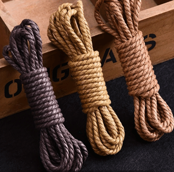 Yellowish Brown Waxed Dress Shoelaces - Image 4