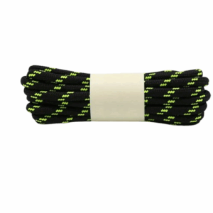 Black Fluorescent Boot Laces