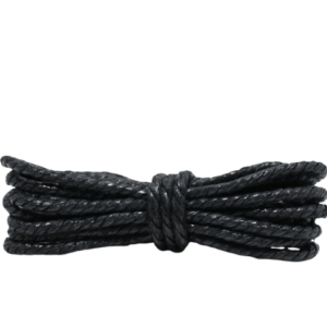 Black Waxed Dress Shoelaces