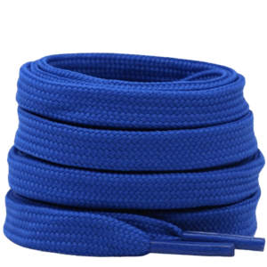 Royal Blue Flat Shoe Laces