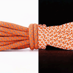 Orange 3M Reflective Rope Laces