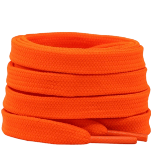 Orange Flat Shoe Laces